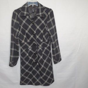 Arden B Luxe Black and White Coat